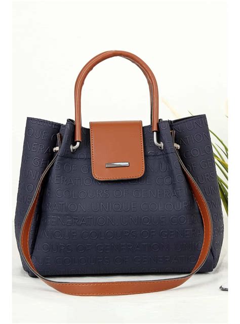 Navy Blue Shoulder Bag