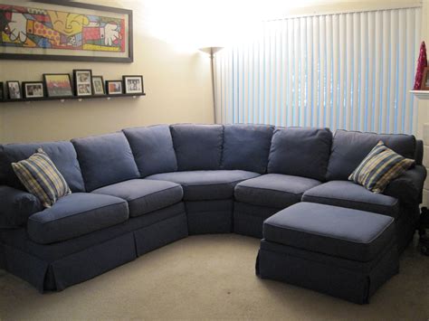 Microfiber Navy Blue Sofa