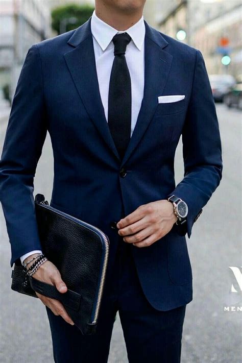 Navy Blue Suit Trends