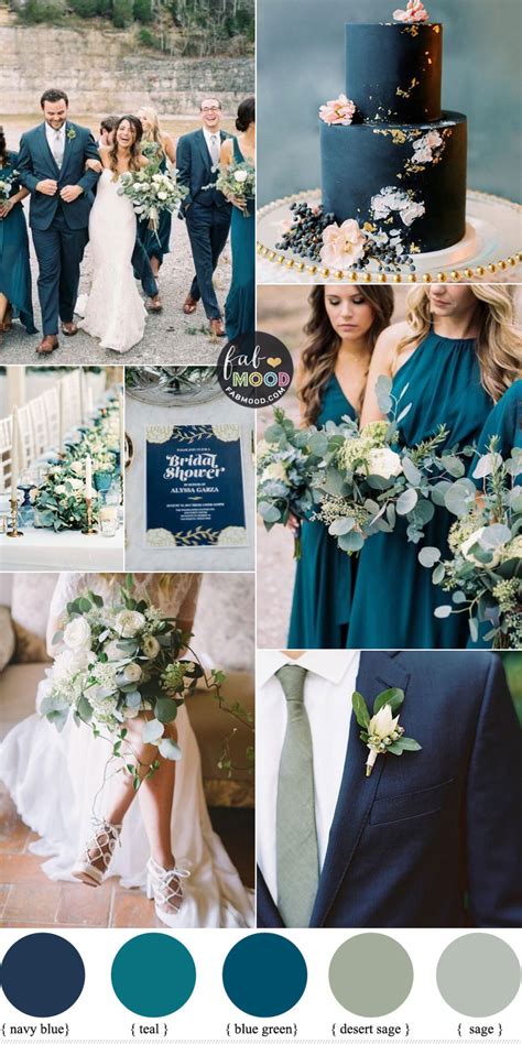 Navy Blue Summer Wedding Example