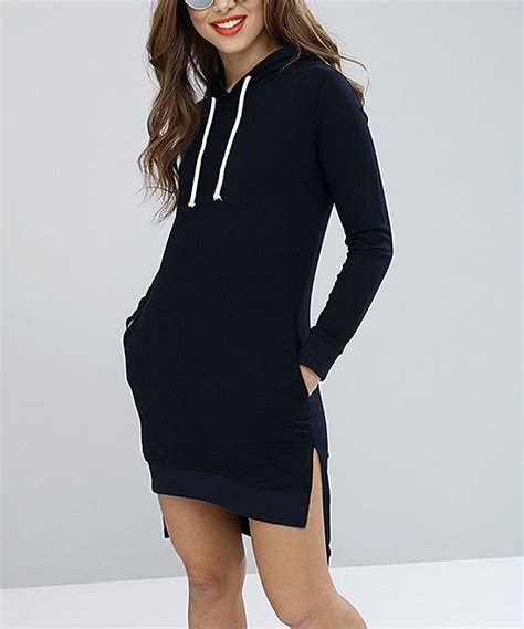 Navy Blue Sweatshirt Dresses