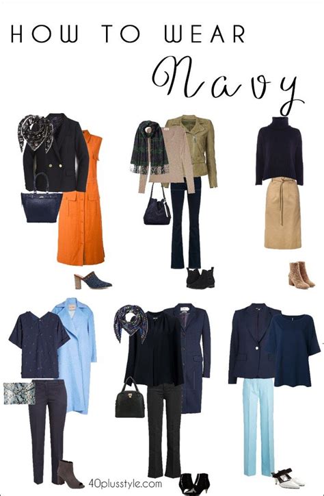 Navy Blue Top Seasonal Styling