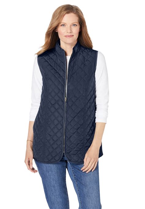 Navy Blue Vest for Women