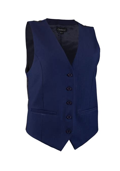 Navy Blue Vest for Women