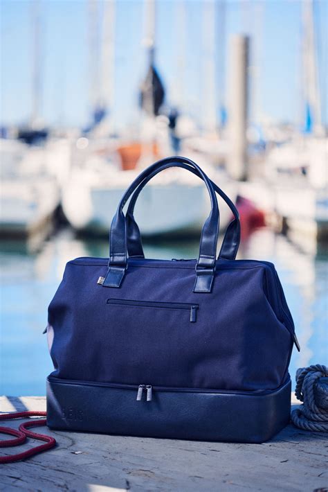 Navy Blue Weekender Bag