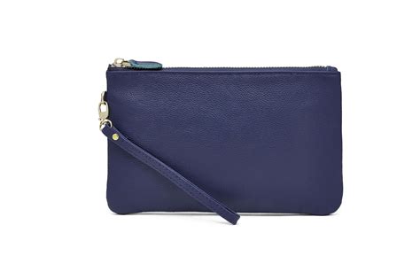 Navy Blue Wristlet