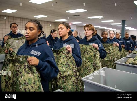 Navy Boot Camp Recruits in Uniform