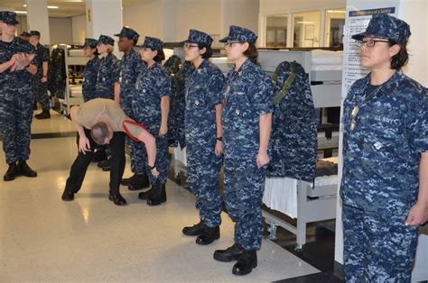 Navy Boot Camp Uniform Inspections