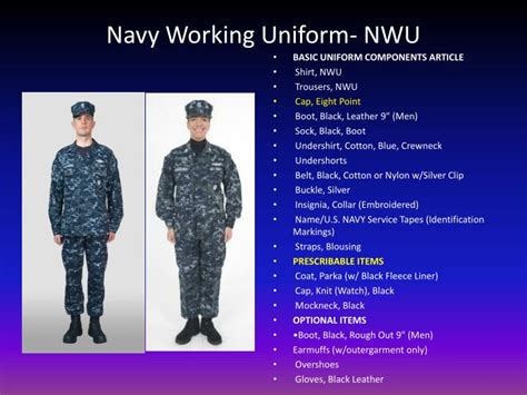 Navy Boot Camp Uniform Regulations