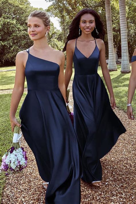 Navy Bridesmaid Dress Fabrics