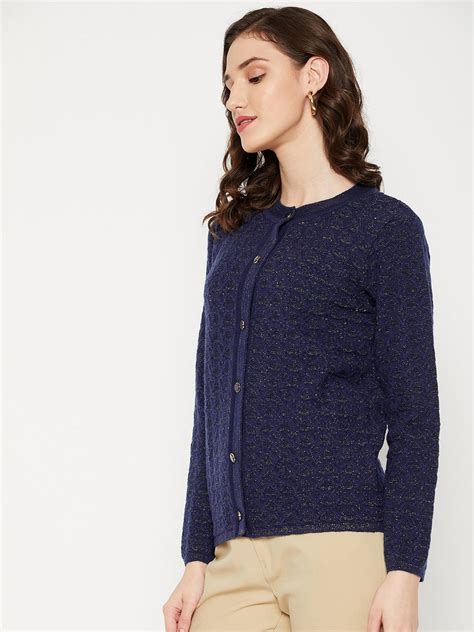 Navy Cardigan Accessories