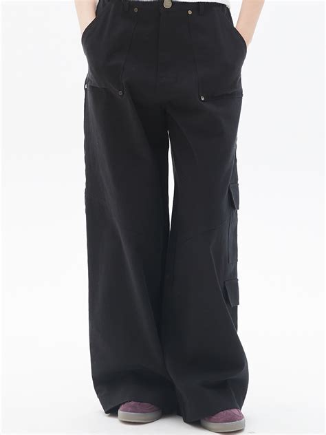 Navy Cargo Pants with Blazer