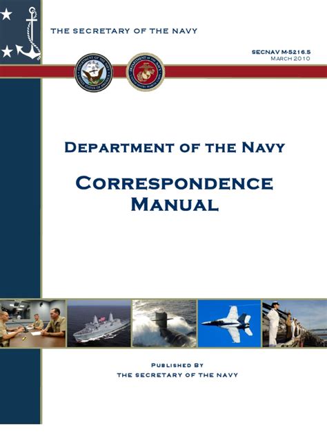 Navy Correspondence Guidelines