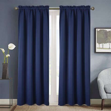 Navy Curtains and Color Schemes