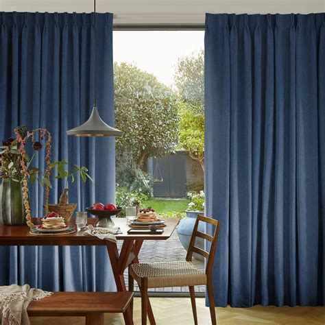 Navy Curtains and Furniture