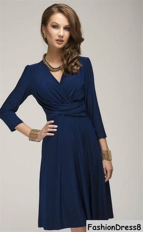 Navy Dress For Daytime