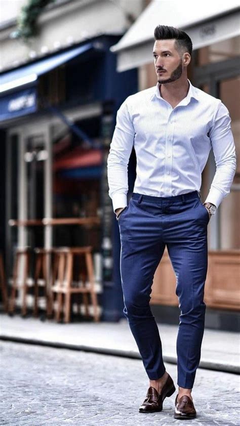 Navy Dress Pants for Men