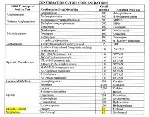 Navy Drug Test List 2024