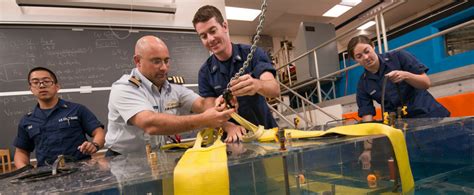 Navy engineer on a ship deck