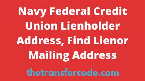 Navy Federal Mail Payments