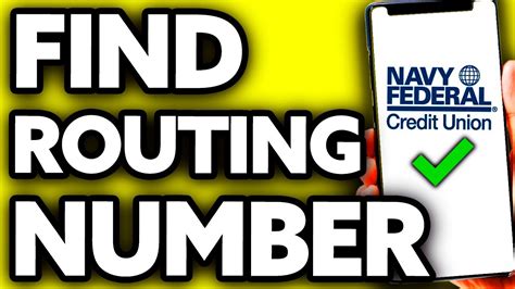 Navy Federal Routing Transit Number Tips