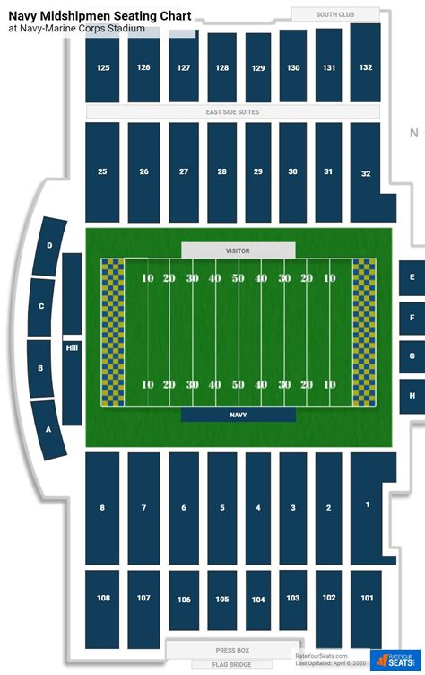 Navy Football Stadium Seating Chart