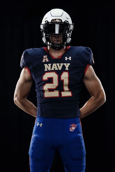 Navy Football Team Uniform Design