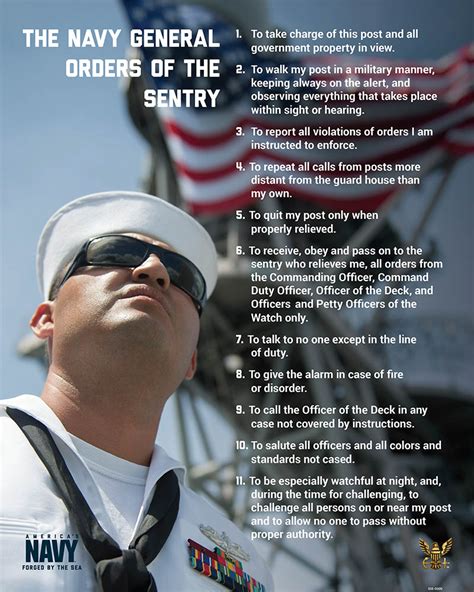 Navy General Orders and Leadership