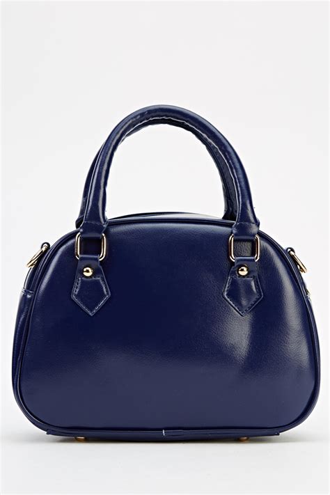 Navy Handbag with Pocket