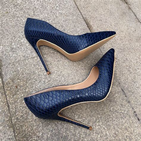 Navy Heels for Women