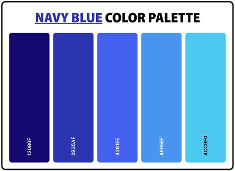 Description of Navy Hex Codes For Websites