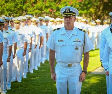 Navy Intelligence Officer in Uniform