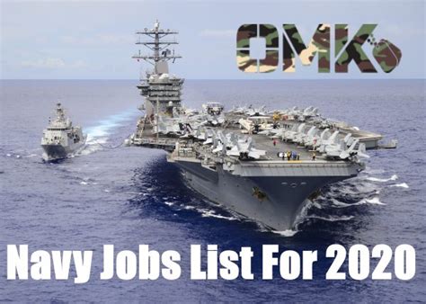 Navy Jobs List