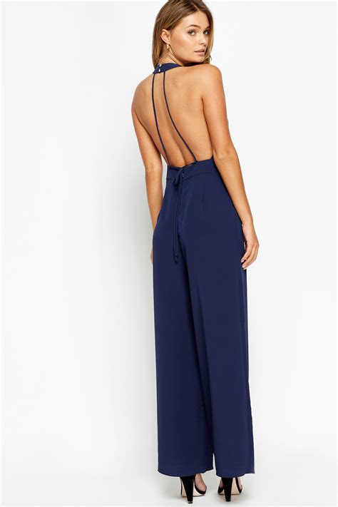 Navy Jumpsuit Style 9