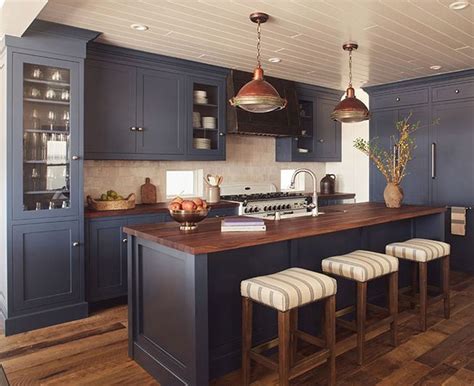 Navy Kitchen Cabinet Designs