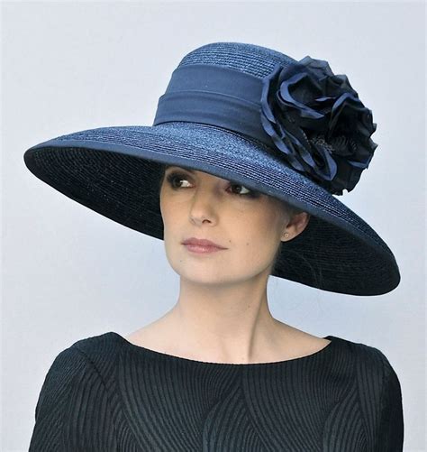 Navy Long Dress Hats