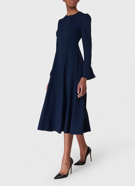 Trends in Navy Midi Dress