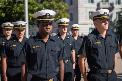 Navy Midshipmen team in action