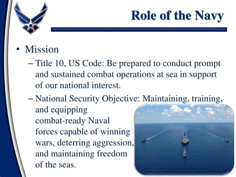 Navy Missions and Responsibilities