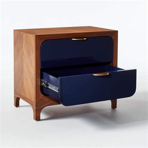 Navy Nightstand Furniture Style 2