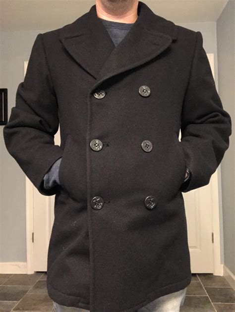 Navy Pea Coat Fashion