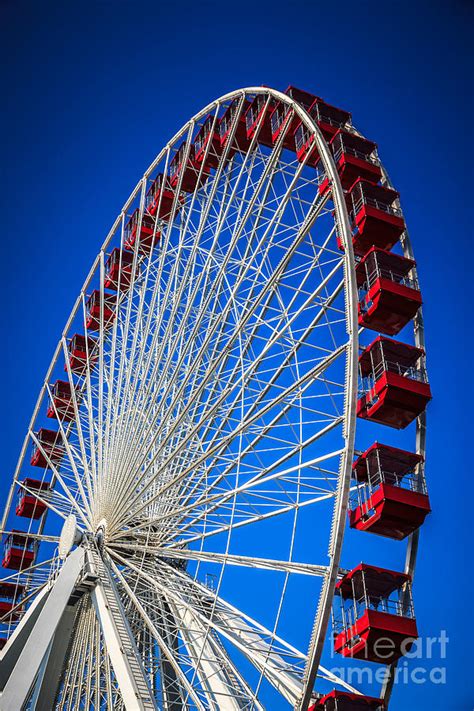 Navy Pier Ferris Wheel at Night