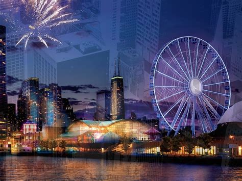 Navy Pier Wheel birthday party