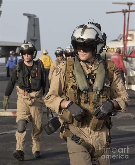 Navy pilot in flight