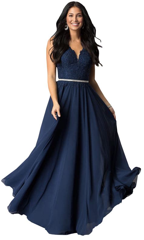 Navy Prom Dress 9