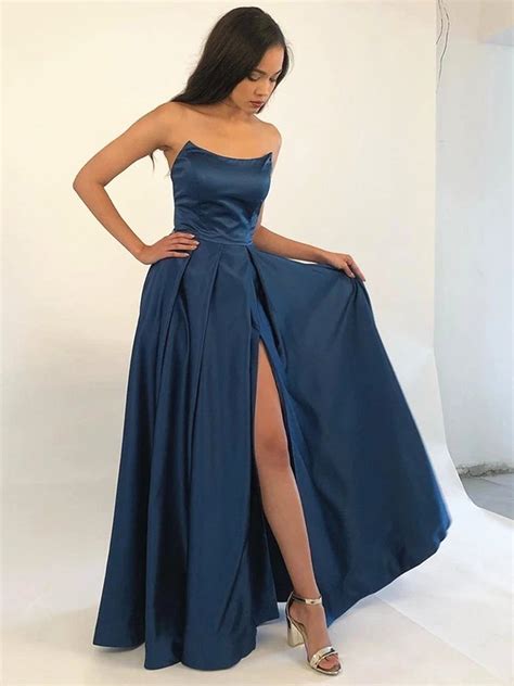 Navy Prom Dress Trends