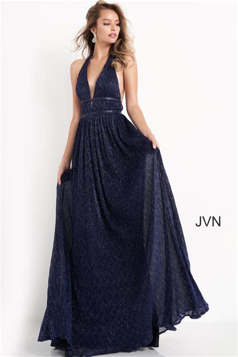 Description of Navy Prom Gown 10