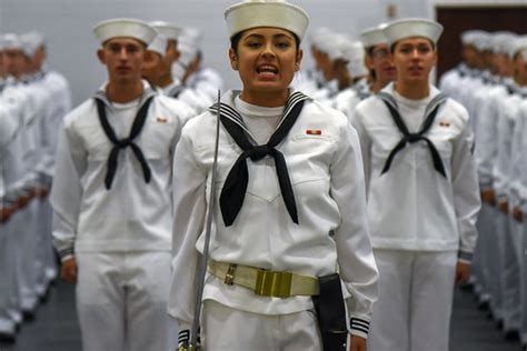 Navy Recruits Graduating