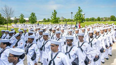 Navy Recruits Serving