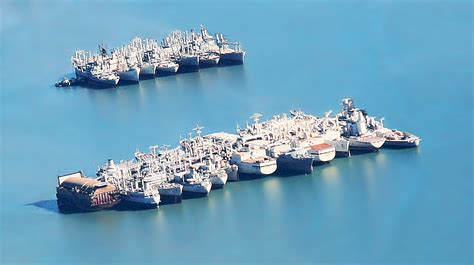 Navy Reserve ship at sea